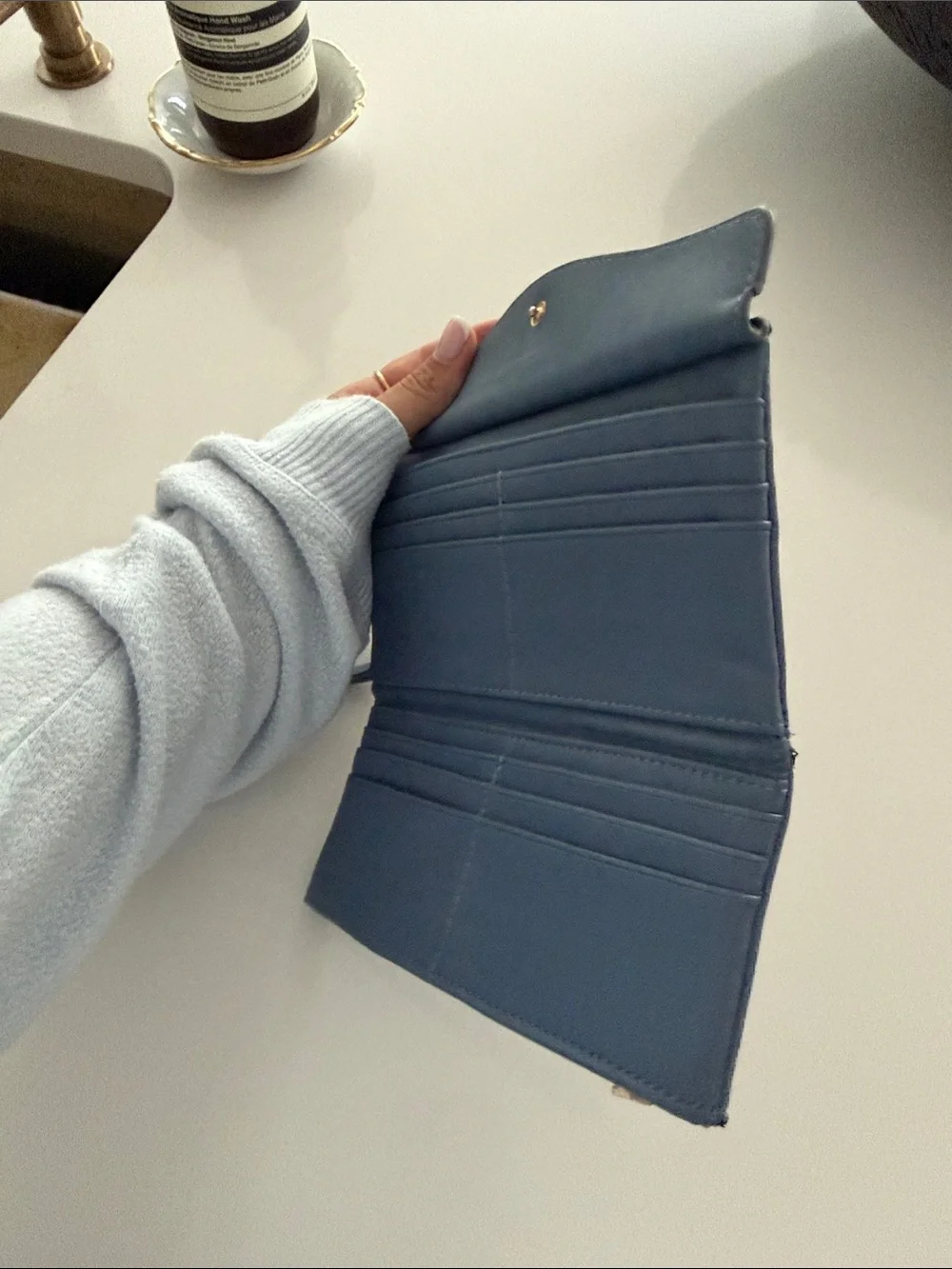 a new day Blue Wristlet Clutch